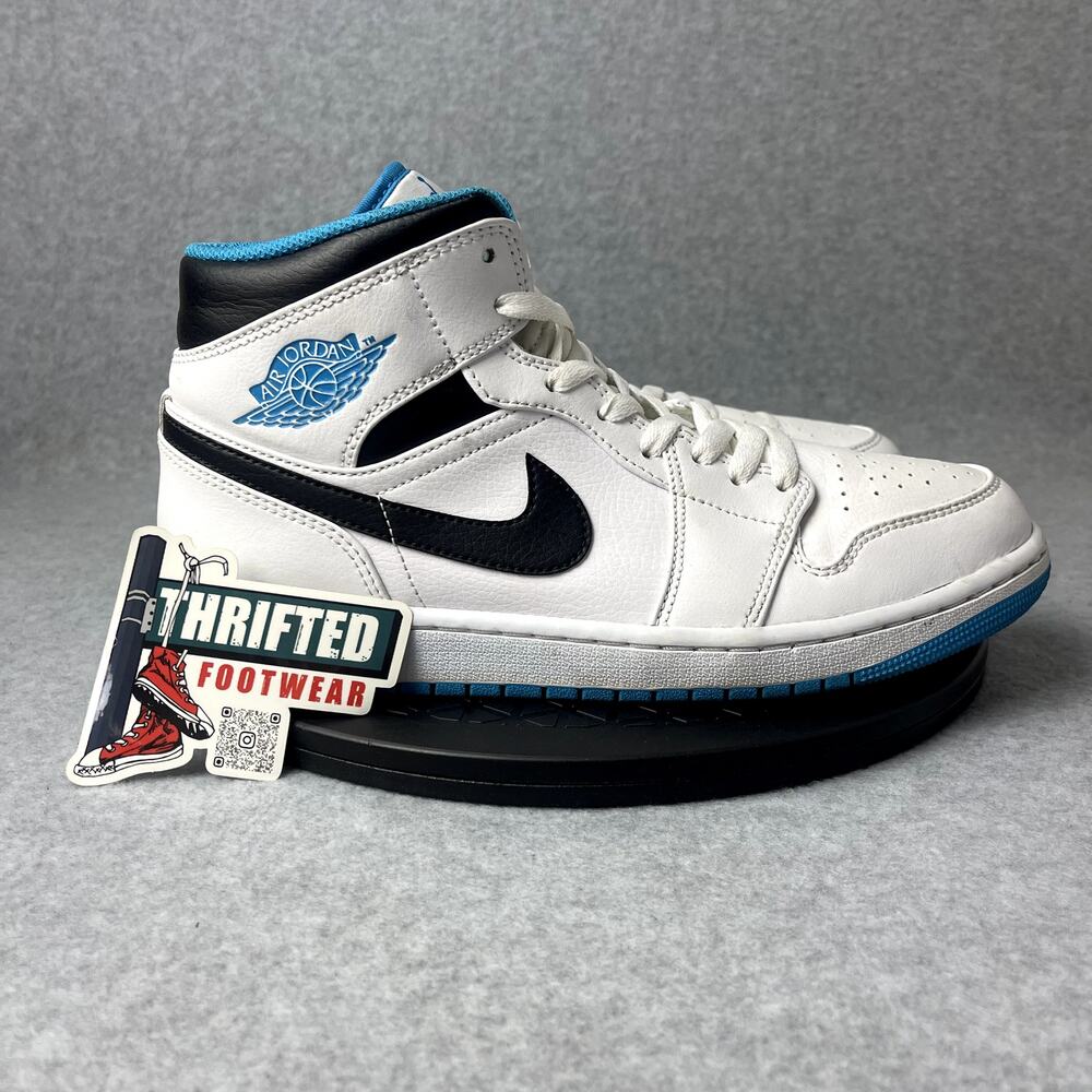 Nike Air Jordan Men's White and Black Sneakers